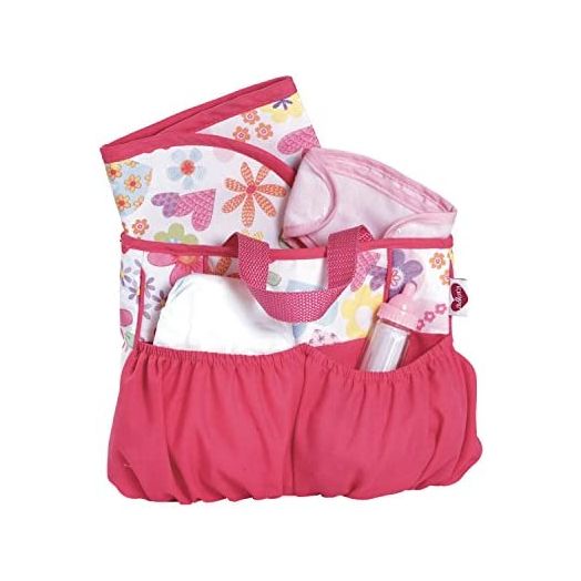 ADORA 20603021 Baby Doll Diaper Bag Accessories with 5Piece Changing Set