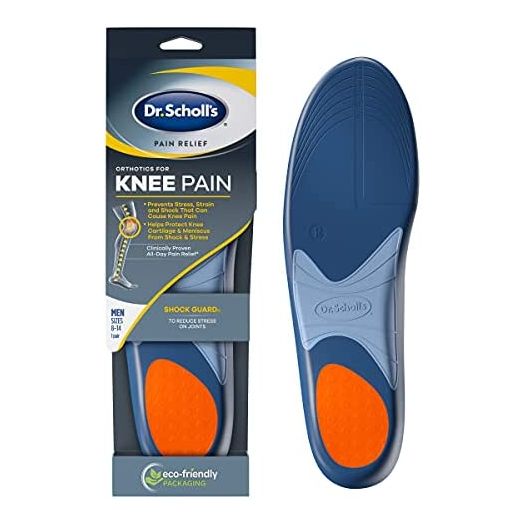 Dr. Scholl's Knee Pain Relief Orthotics // Immediate and All-Day Knee Pain Relief Including Pain from Osteoarthritis and Runner’s Knee (for Men's 8-14, Also Available for Women's 5.5-9)