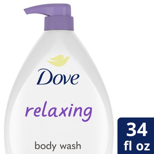 Dove Relaxing Body Wash Pump Lavender Oil and Chamomile 34 oz