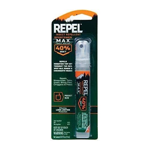 Repel 94095 Sportsmen Max Formula Insect, 0.475 oz, Black