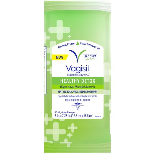 Vagisil Healthy Detox Wipes, 20 wipes