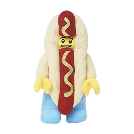 Manhattan Toy Lego Minifigure Hot Dog Guy 22.86cm Plush Character