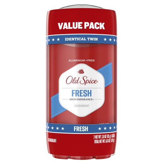 Old Spice High Endurance Deodorant, Fresh, 3.0 oz (Twin Pack)