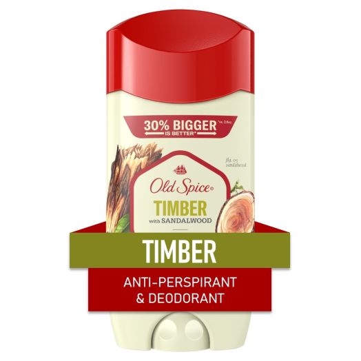 Old Spice Antiperspirant Deodorant for Men, Timber, 3.4 oz