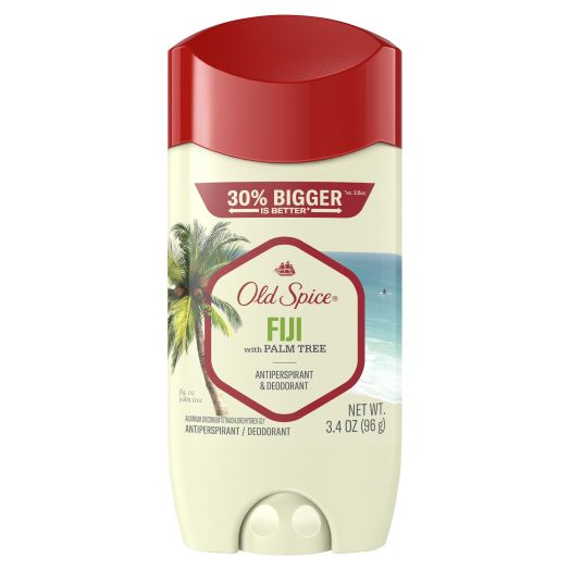 Old Spice Men's Antiperspirant Deodorant Fiji with Palm Tree, 3.4 oz