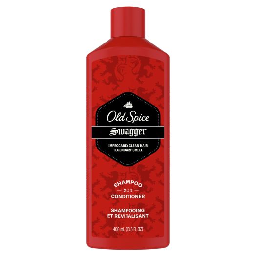 Old Spice Mens 2 in 1 Shampoo and Conditioner, Swagger, 13.5 fl oz