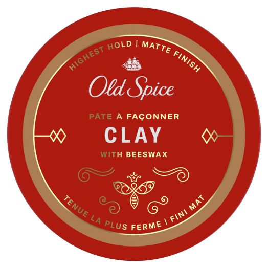 Old Spice Hair Styling Clay for Men, Flexible Hold, 2.22 oz