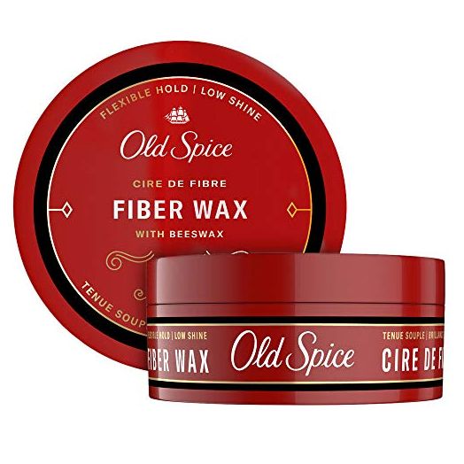 Old Spice, Hair Styling Fiber Wax for Men Flexible HoldLow Shine 2.22 Each NEW Formula, 4.44 Fl Oz (Twin Pack)