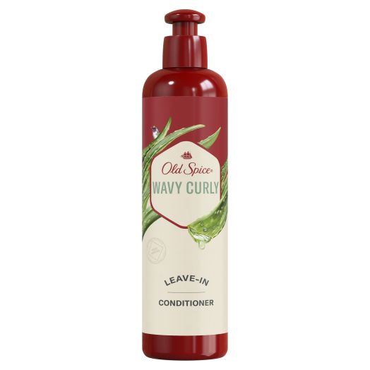 Old Spice Wavy Curly Leave-In Conditioner with Aloe & Avocado Oil, 8.5 fl oz