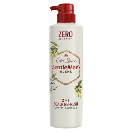 Old Spice Gentleman's Blend 2in1 Scalp Refresh Shampoo and Conditioner with Tea Tree & Neem Oil, 14.8 fl oz