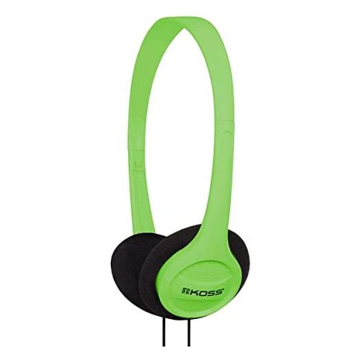 Koss KPH7G Portable On-Ear Headphone with Adjustable Headband - Green