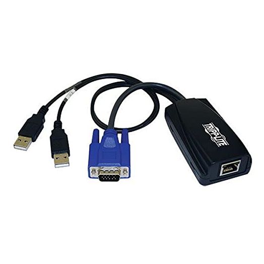 TRIPP LITE KVM Switch USB Server Interface Unit Virtual Media HD15 USB RJ45 (B078-101-USB2)
