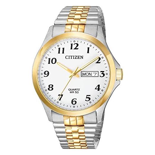 Citizen Quartz Mens Watch, Stainless Steel, Classic
