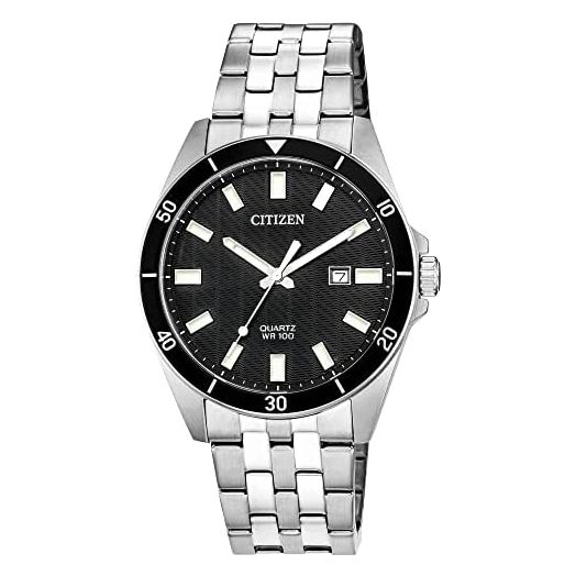 Citizen Quartz Mens Watch, Stainless Steel, Classic, Silver-Tone (Model: BI5050-54E)
