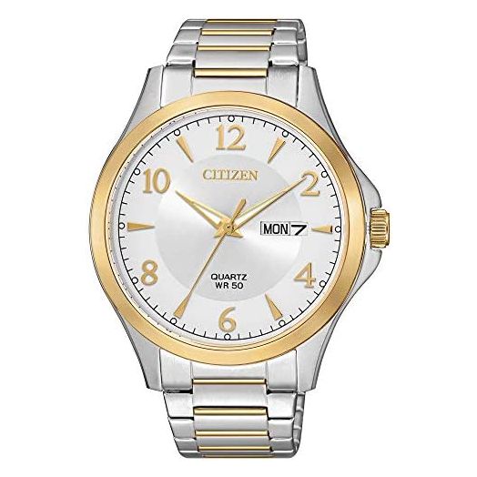 Citizen Quartz Mens Watch, Stainless Steel, Classic, Two-Tone (Model: BF2005-54A)