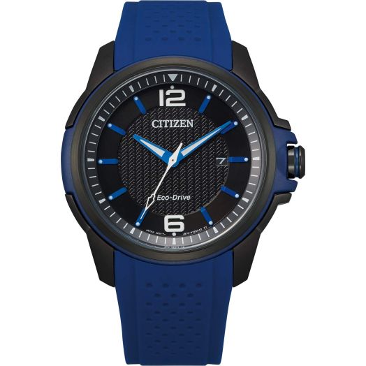 Citizen Eco-Drive Weekender Mens Watch, Stainless Steel with Polyurethane Strap