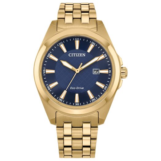 Citizen Men's Eco-Drive Classic Peyton Watch, 3-Hand Date, Sapphire Crystal, Luminous Markers