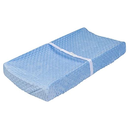 Gerber Baby Boys Girls Neutral Newborn Infant Baby Toddler Nursery Changing Pad Cover, Dotted Blue, 16" x 32