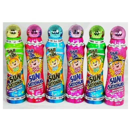 Sunsational Bingo Dauber/Dabber Set of 6-4 oz. - Mixed Colors