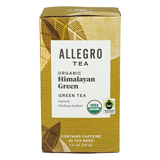 Allegro Tea, Organic Himalayan Green Tea Bags, 20 ct