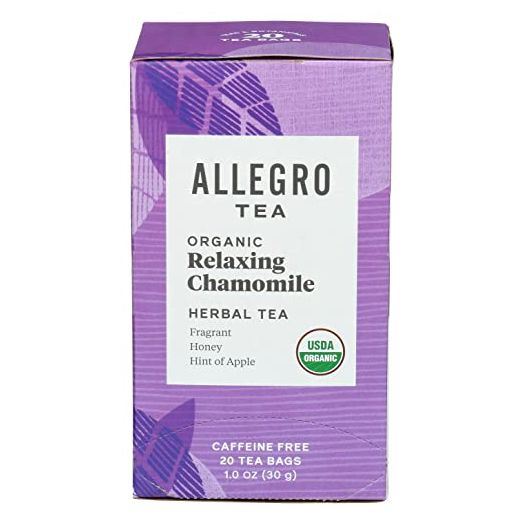 Allegro Tea, Organic Relaxing Chamomile Tea Bags, 20 ct