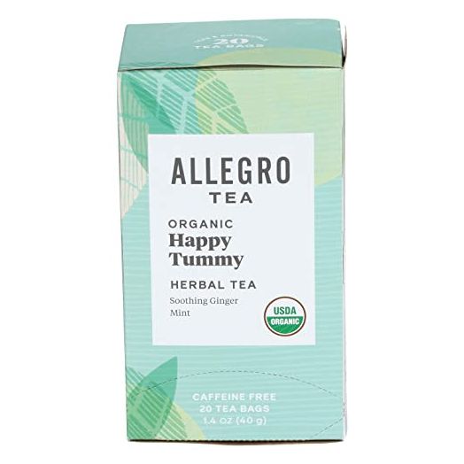 Allegro Tea, Organic Happy Tummy Tea Bags, 20 ct