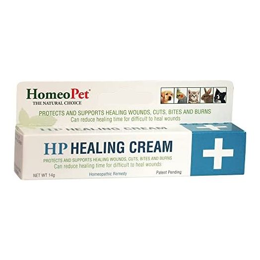 HomeoPet HP Healing Cream, Natural Support for Pet Wound Healing, 14 Grams