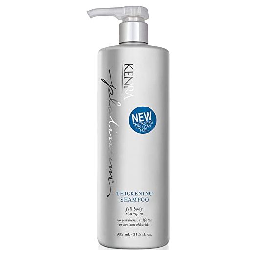Kenra Platinum Thickening Shampoo, Body & Fullness, All Hair Types, 31.5 fl. Oz