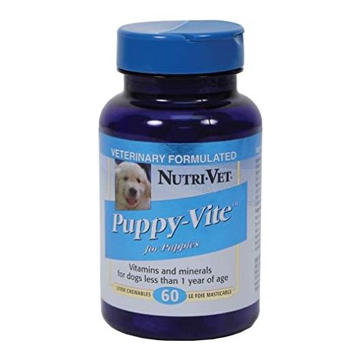 Nutri-Vet Multi-Vite Chewables for Puppies | Formulated with Vitamins & Minerals to Support Balanced Diet | 60 Count