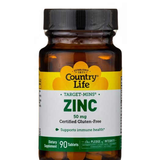 Country Life Target-Mins Zinc 50 mg - 90 Tablets