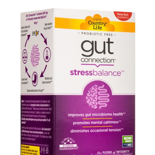 Country Life Gut Connection Stress Balance - 60 Vegan Capsules
