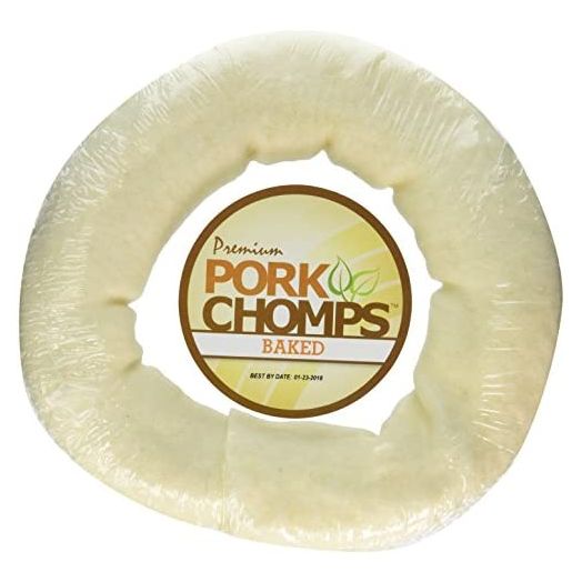 Premium Pork Chomps Baked Bagel, Large 6", 1 Count
