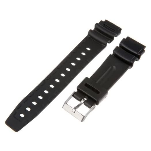 Timex Men's Q7B723 Resin Performance Sport 19mm Black Replacement Watchband
