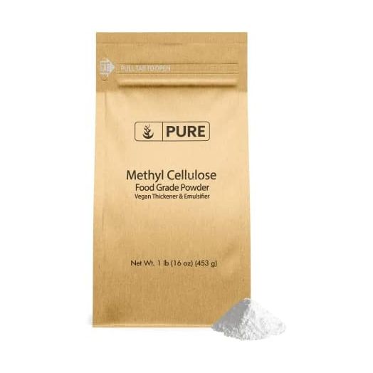 Pure Original Ingredients Methylcellulose (1 lb) Always Pure, Thickener & Emulsifier, Food Grade