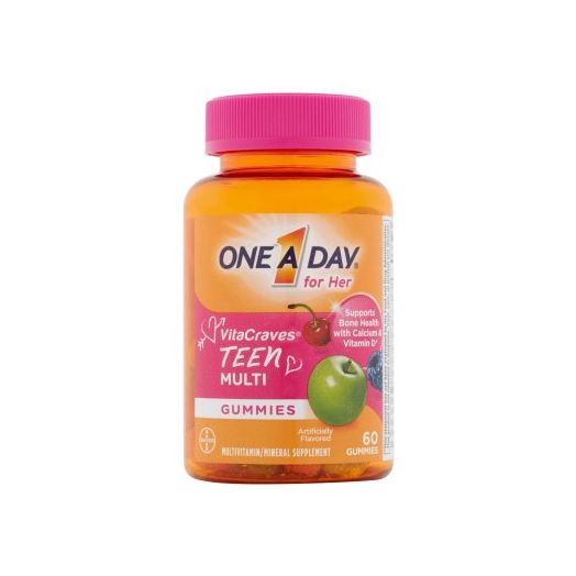 One A Day For Her VitaCraves Teen Multivitamin Gummies, 60 Count