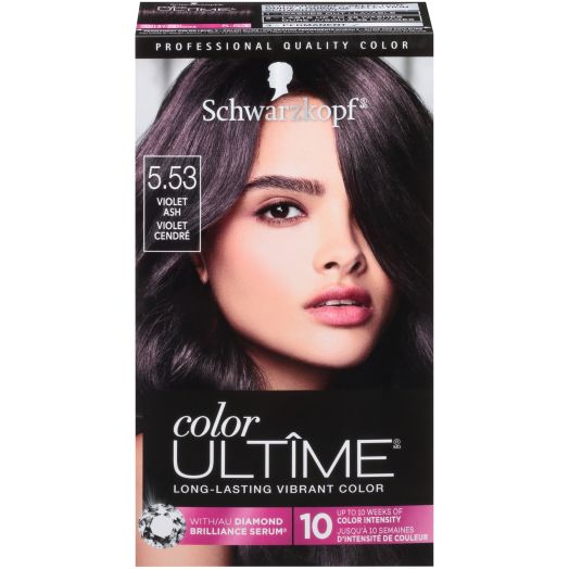 Schwarzkopf Color Ultime Permanent Hair Color Cream, 5.53 Violet Ash