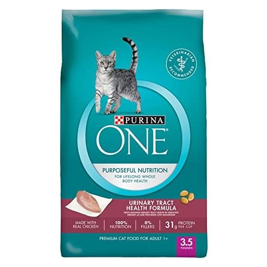 Purina One Purposeful Nutrition Dry Cat Food - Adult Urinary Tract Health Formula, 3.5 Lb
