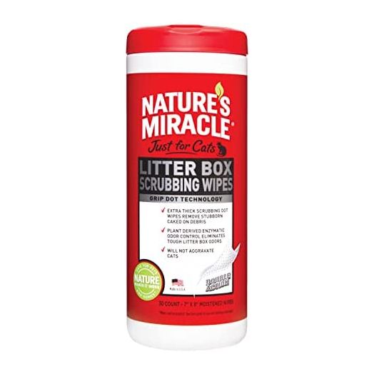 Nature's Miracle Just for Litter Box Scrubbing Wipes