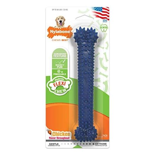 Nylabone Moderate Chew FlexiChew Dental Chew Toy Chicken Large/Giant (1 Count)