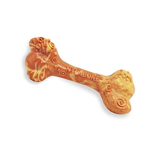 Nylabone Power Chew Flavor Frenzy Durable Dog Chew Toys Twin Pack Funnel Cake & Shish Kabob Large/Giant (2 Count)
