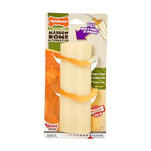 Nylabone Dura Chew Giant Marrow Bone Alternative Beef Flavor Dog Chew Toy (1 Count)
