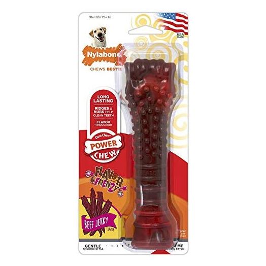 Nylabone Flavor Frenzy Power Chew Dog Toy Beef Jerky X-Large/Souper (1 Count)