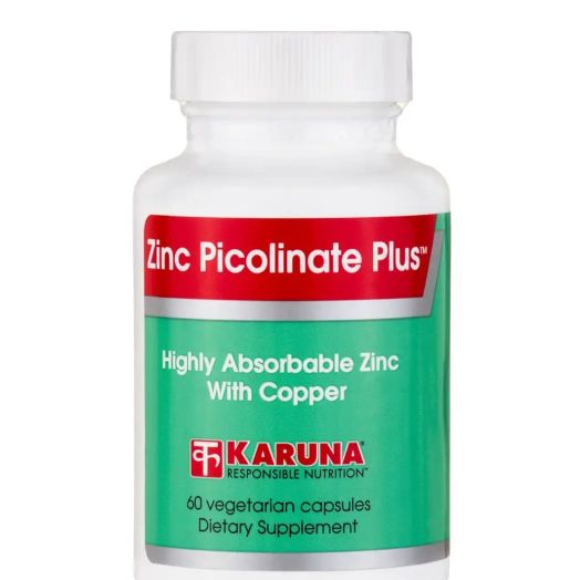 Karuna Health Zinc Picolinate Plus - 60 Vegetarian Capsules