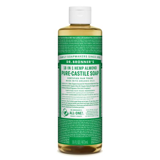 Dr. Bronner's Almond Pure-Castile Liquid Soap - 16 oz