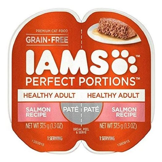 Iams, Perfect Portions Adpt Salmon, 2.6 Ounce, Set of 4