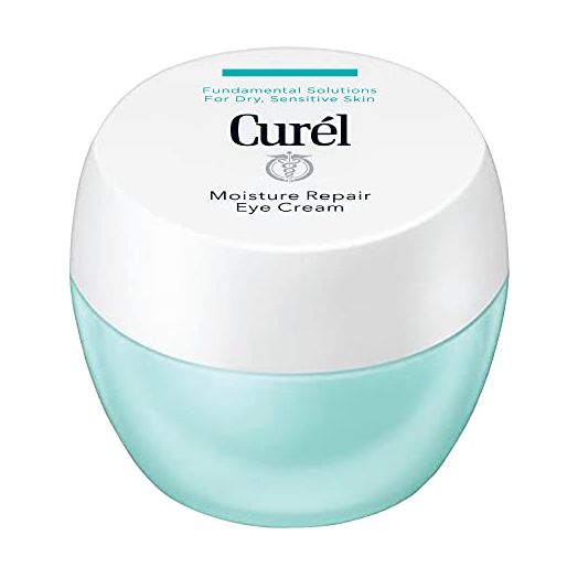 Curel Japanese Skin Care Moisturizer Repair Eye Cream, Under Eye Cream for Dry, Sensitive Skin, Fragrance Free & pH Balanced, 0.8 Ounce,
