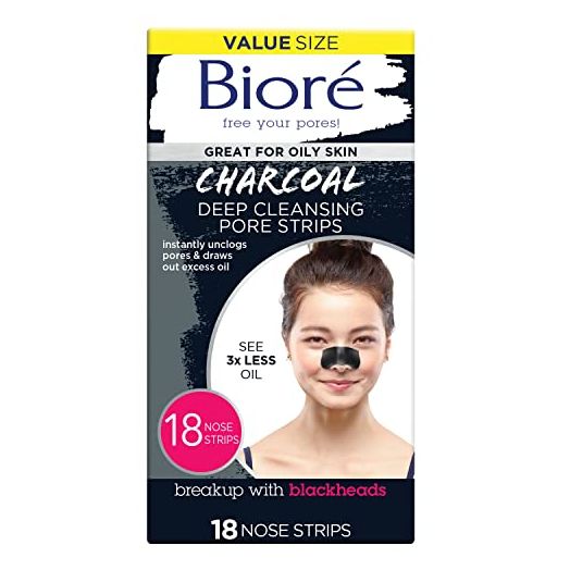 Biore Deep Cleansing Charcoal Pore Strips (18 Count)