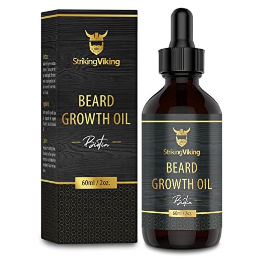 Striking Viking Beard Growth Oil with Biotin, Thickening and Conditioning Beard Oil