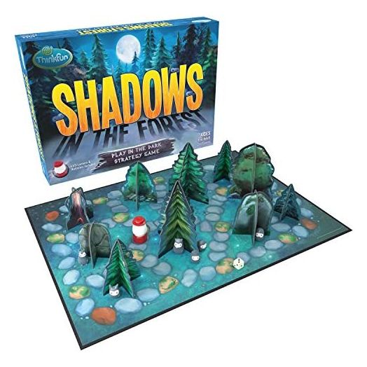 ThinkFun Shadows in the Forest Play in the Dark Board Game for Kids and Families Age 8 and Up