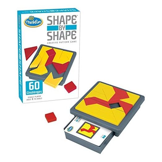 ThinkFun Shape by Shape Creative Pattern Logic Game For Age 8 to Adult - Learn Logical Reasoning Skills Through Fun Gameplay